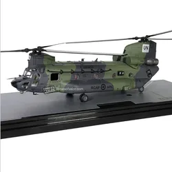 Die Cast 1:72 Scale Canada Royal Air Force CH-147F Chinook Twin-rotor Heavy Helicopter Alloy Aircraft Model Military Collection