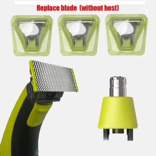 Imagen 1 del producto Nuevo 1-10 Uds cuchilla cortadora de pelo cuchilla de repuesto afeitadora de barba cabezal recortador/cortadora de pelo de nariz 2520 2530 2630 6510 6520 2523 6531