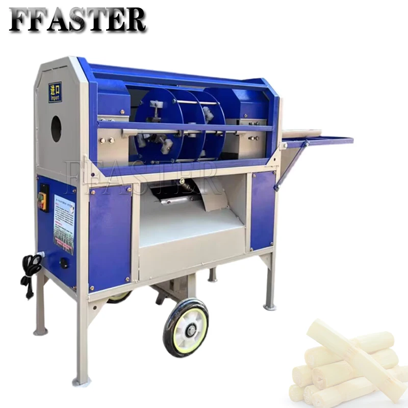 

Automatic Sugar Cane Peeling Machine Fast Sugar Cane Peel Scraping Machine Good Output Sugarcane Peeler