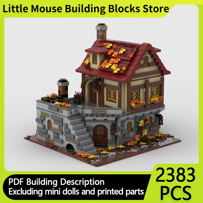 

Модель с видом на улицу MOC, строительные кирпичи, Хэллоуин, таверна под деревом, модульная технология, подарок, праздник, сборка, детский игрушечный костюм