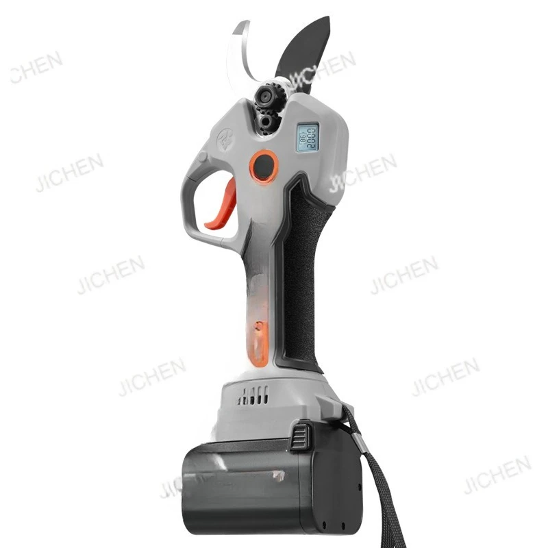 DD3344  Cut 60mm Garden Electric Shears LED Display  Tree Branch Cordless Pruning With Two Rechargeable Batteries Powered Pruner