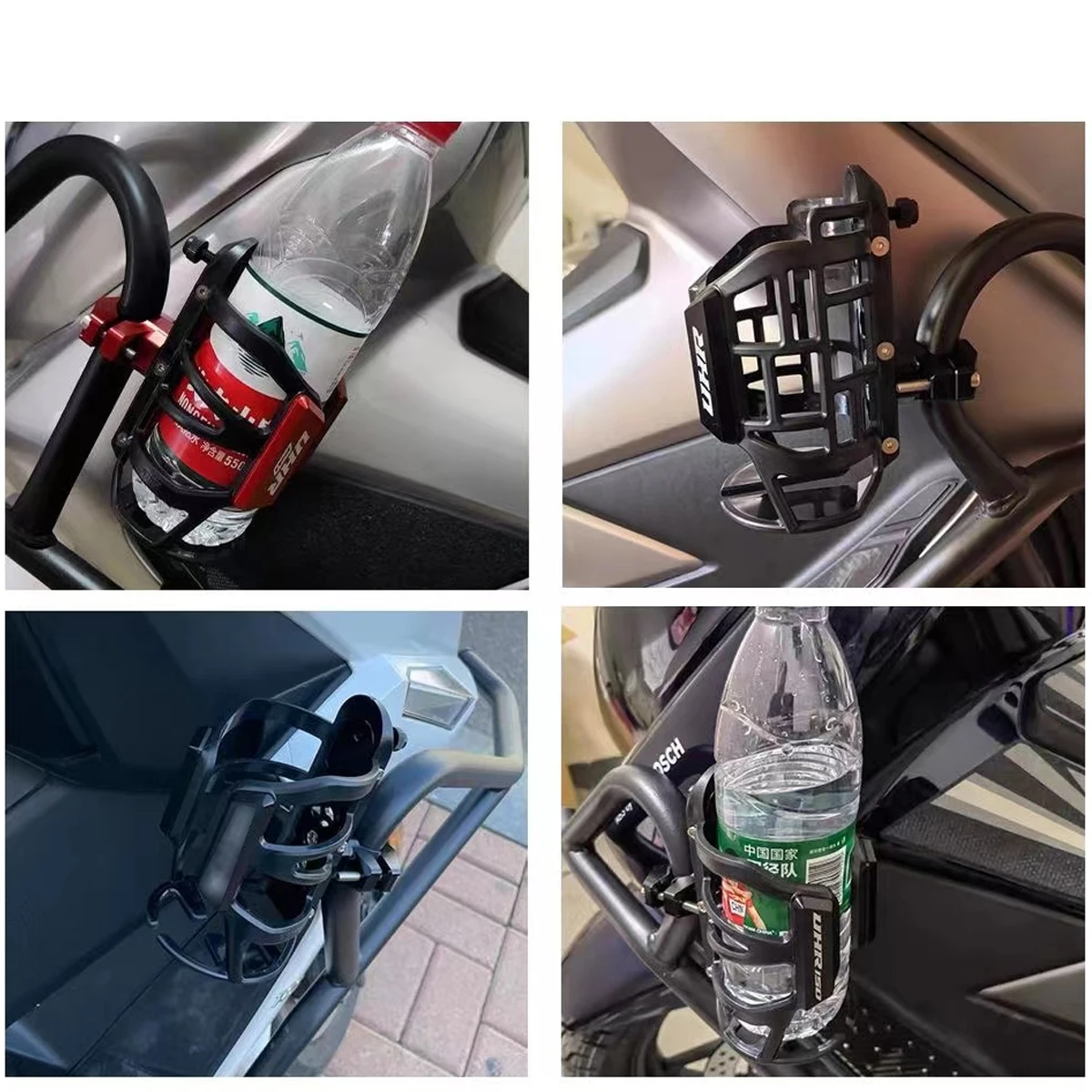 Universal motorcycle cup holder storage cup holder bumper style water bottle holder Fit For CFMOTO 700MT MT700 CF700-9