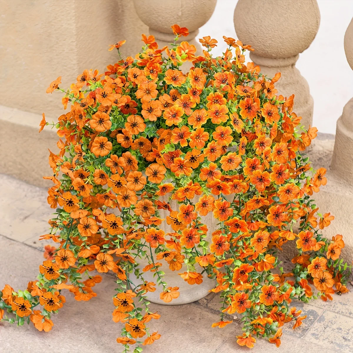 

Simulated artificial violet fake flower wall hanging Eucalyptus hanging vine home decoration christmas decoration wedding