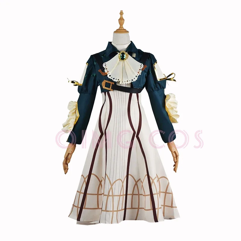 Fioletowy Evergarden kostium cosplayowy Anime Cosplay fioletowy Evergarden kostium dla kobiet Halloween