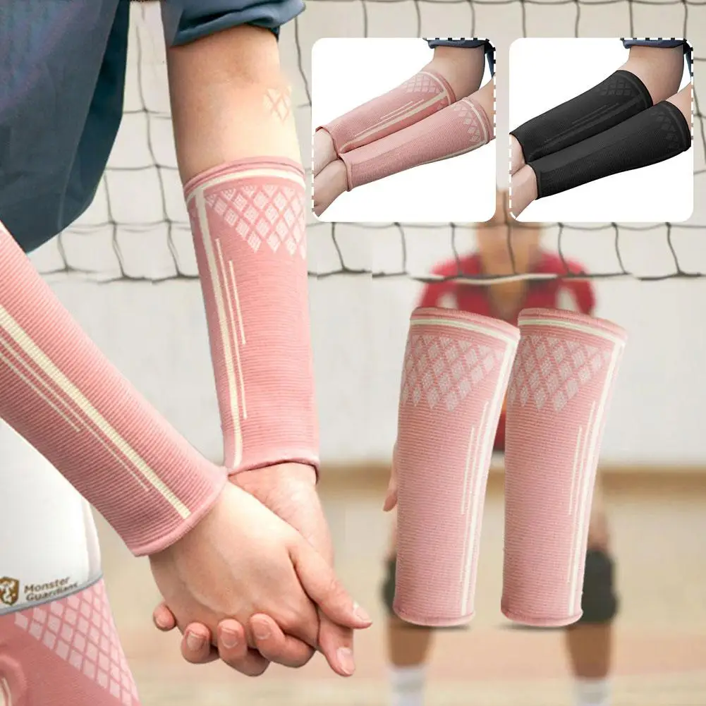 

1 Pair Volleyball Arm Sleeves Athletic Shooting Sleeve Warmers Compression Sleeves Arm Sports Fitness Cycling Arm Armguards G5X9