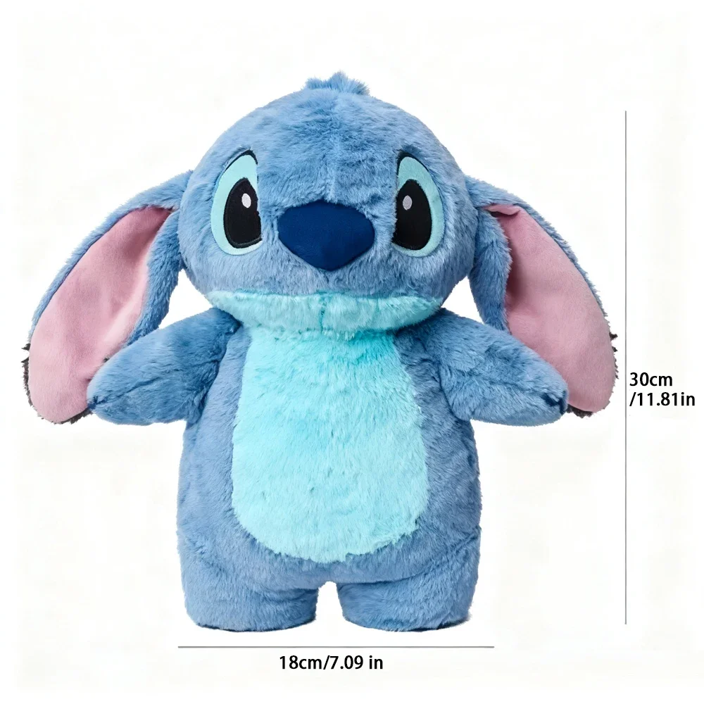 스티치 엔젤 플러시 핫 워터 보틀 - 로츠오 베어 디자인 두꺼운 보온 가방 손난로 및 추위 보호용