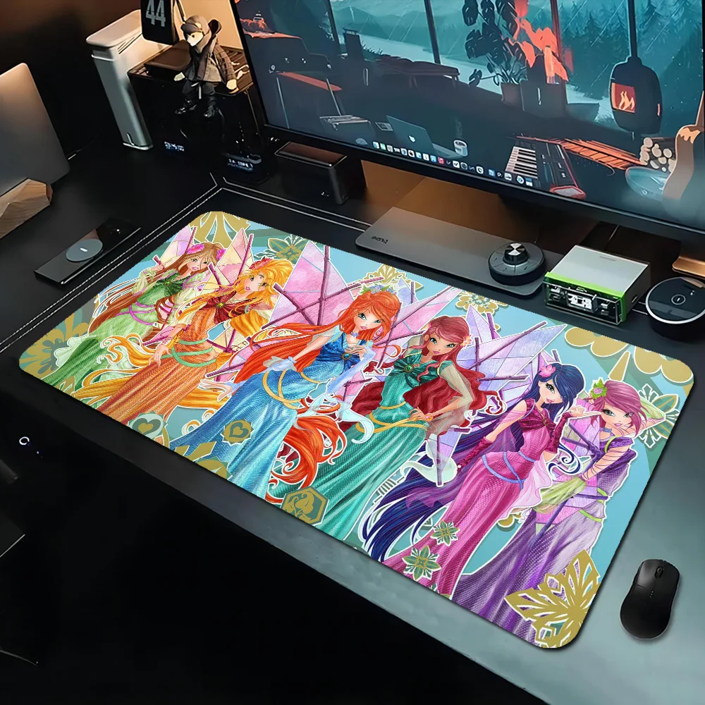 Girl W-Winx C-Clubs Boy Pad Laptop Gaming Mice Mousepad Size For Game Keyboard Pad For Gamer