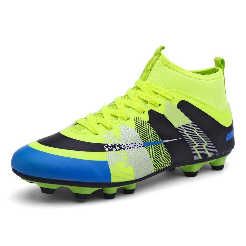 

New Men‘s Football Field Boots Society Futsal Cleats Soccer Shoes Fast Non Slip Professional Turf Indoor Training Football Shoes