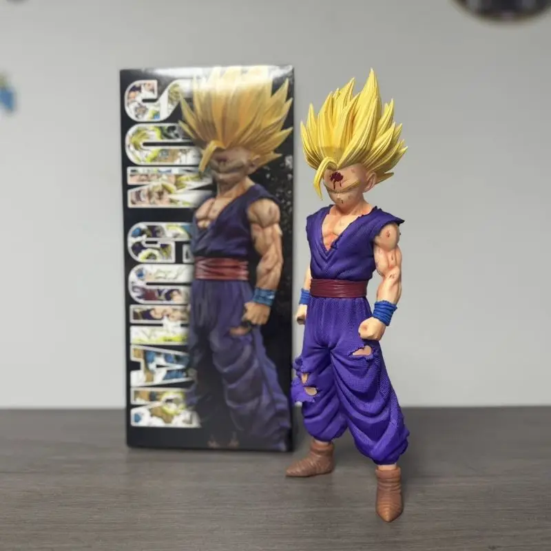 2% Studio Dragon Ball Z Gohan Gk Statue PVC Figur – Ultimative Gohan Super Saiyajin Desktop Dekor Anime Sammlerstück Geschenk