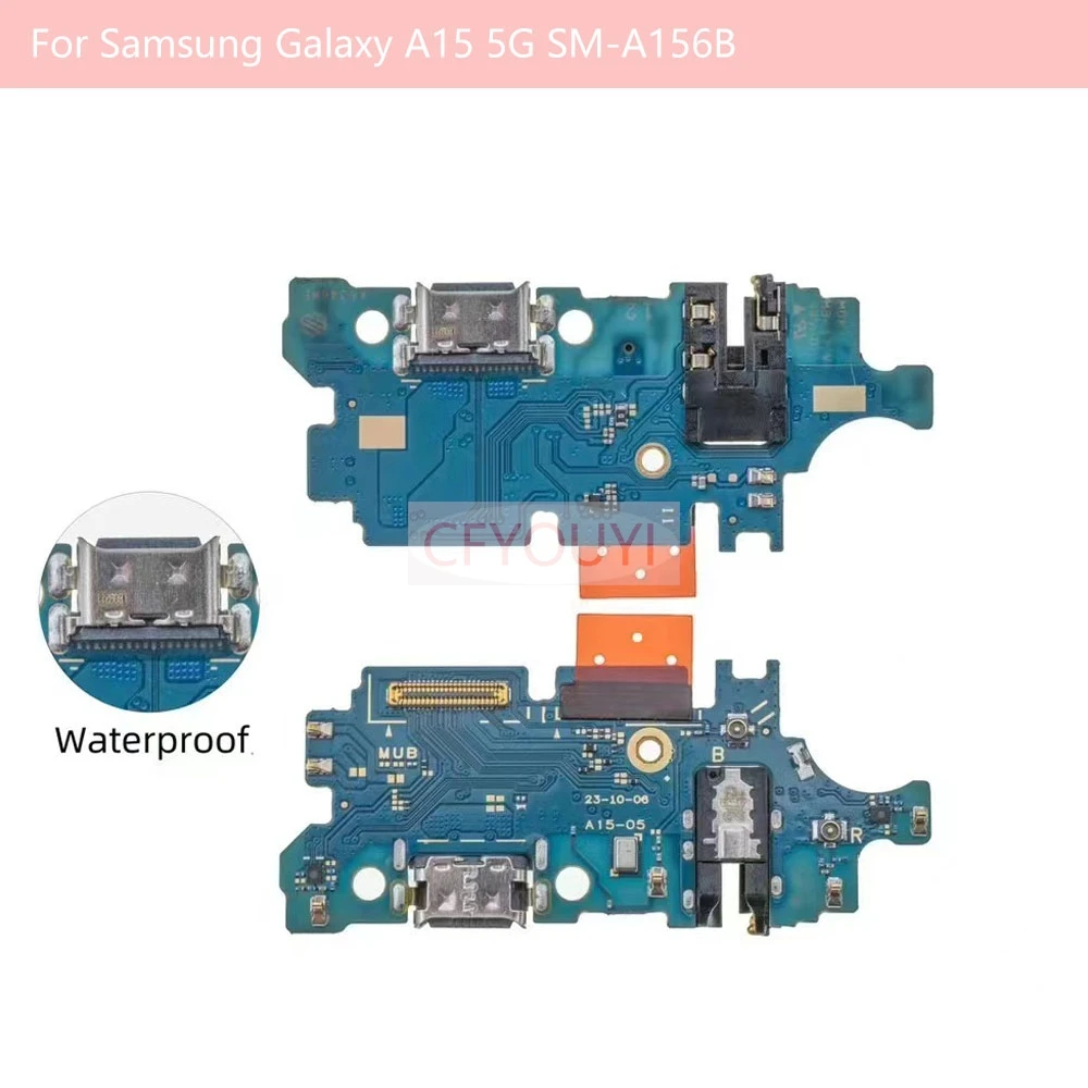 For Samsung Galaxy A15 A156B / A25 A256B / A35 A356B Port charging flex USB Charging Port Board Repair Part