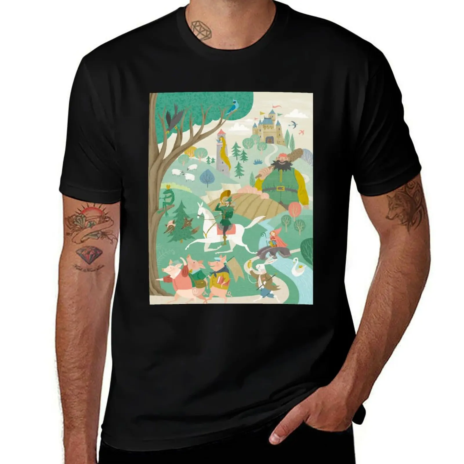 The Land of Enchantment T-Shirt Casual Fashion Short Sleeve Cotton T-Shirt