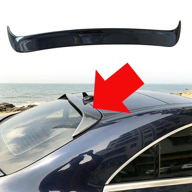 Roof Spoiler For 2013‑2019 Mercedes Benz CLA Class W117 Car Rear Window Top Wing Exterior Body Kit Modification Accessories