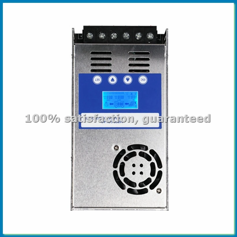 Controlador de Carga Solar MPPT 60A 12V/24V/36V/48V com Adaptação Automática para Baterias de Chumbo-Ácido e Lítio para Painel Solar Regulador-ROWI
