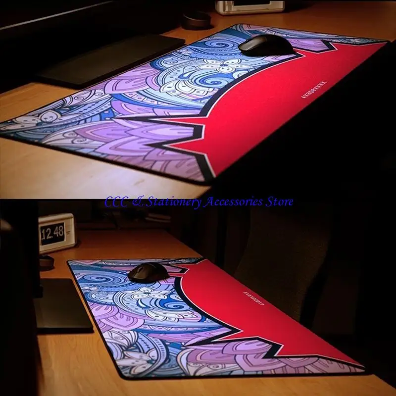 

Q1JC Gaming Mouse Pad Esports 4xapexxxx Cybermia pink Girl не скользит 35x15,7