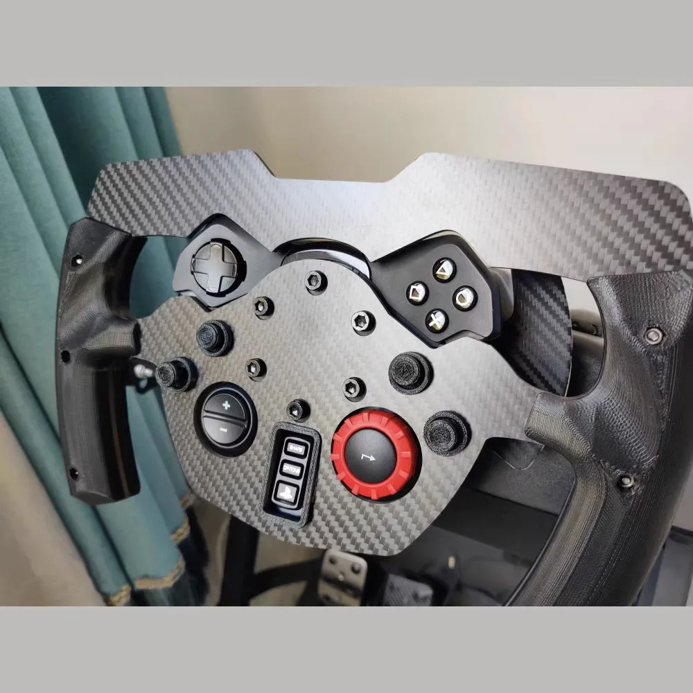 

Carbon Fiber Steering Wheel Adapter Plate For Logitech G29 G923 Racing Car Game Parts Accessories Feel Modification Kit F1 GT3