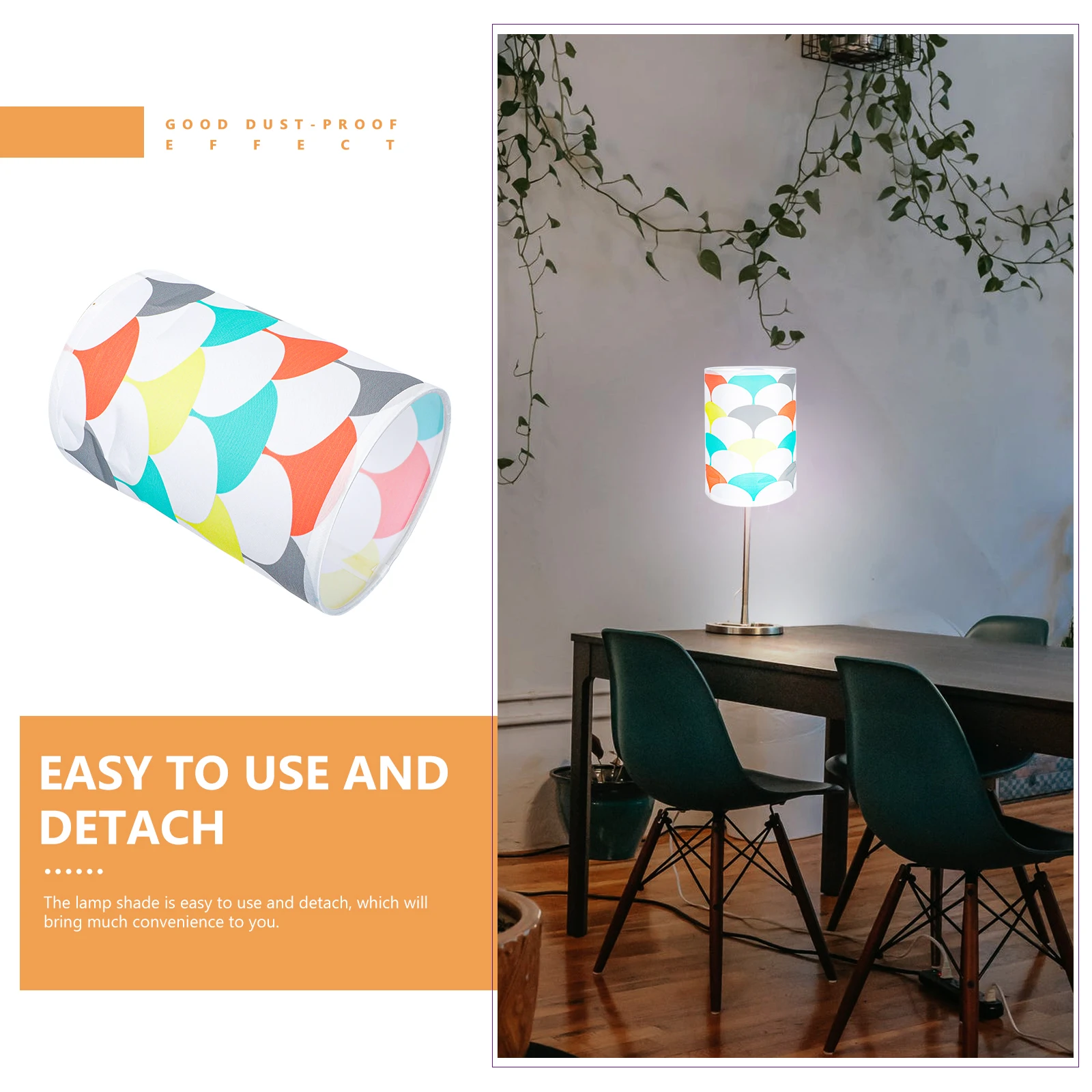 

Stylish Durable Fabric Lampshade For Table Floor Desk Cloth Light Replacement Chic Household Lamp Cover Fashion Cloth Art