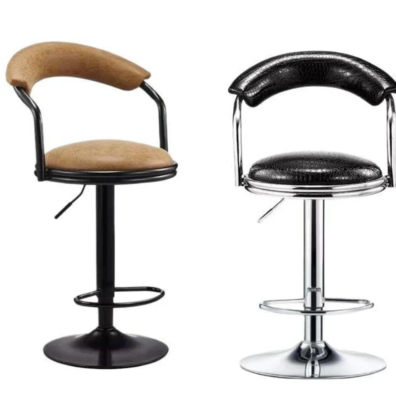

Bar chair lift bar counter high backrest single backrest rotation
