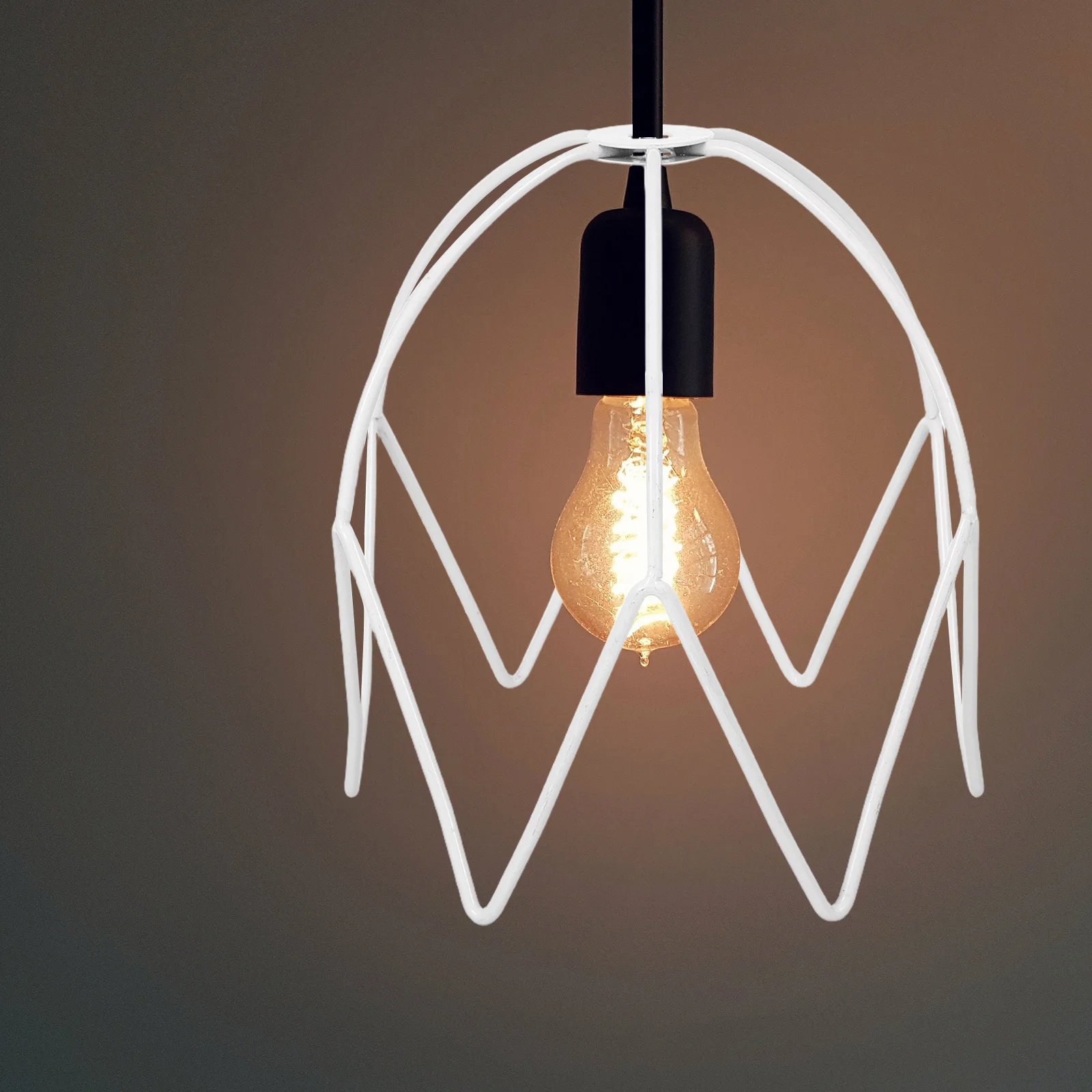 

French Vintage Metal Crystal Lamp Frame Artistic Irregular DIY Table Lamp Chandelier Light Fixture Replacement European Style