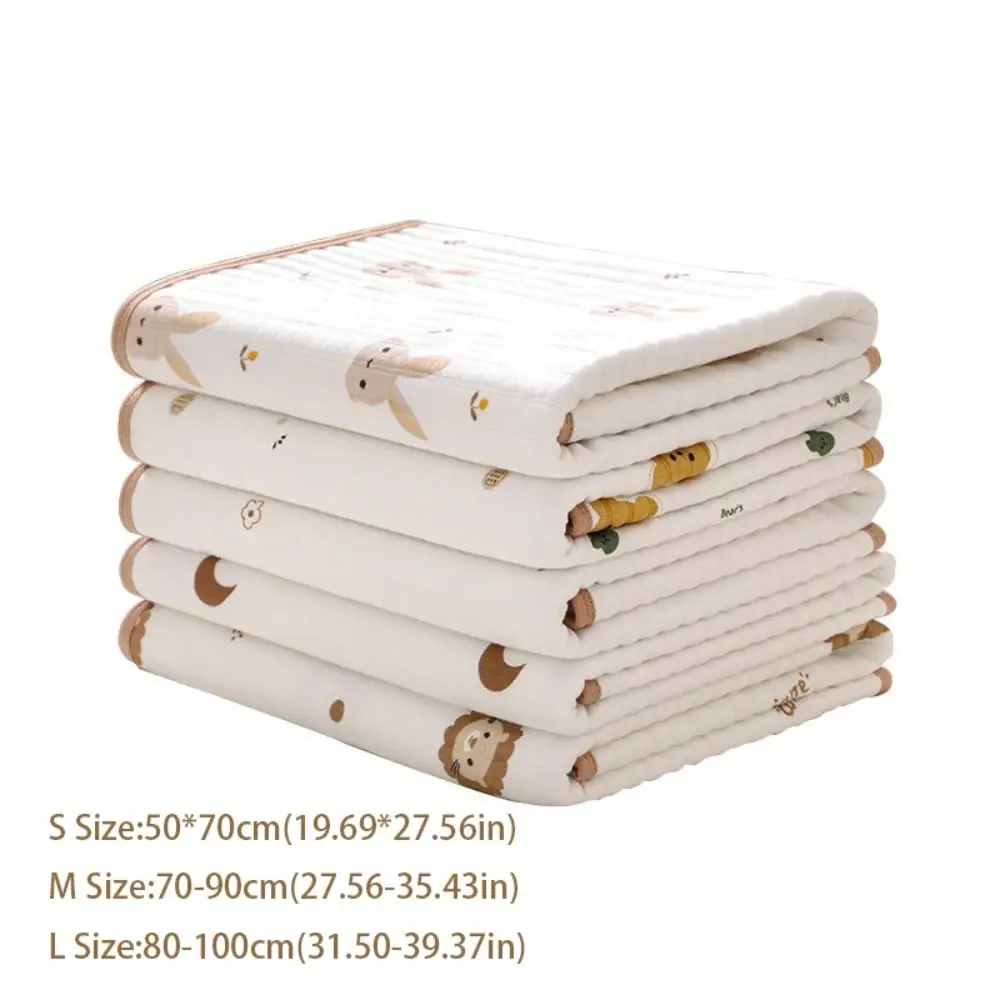 Waterproof Mat Infant Diaper Mat Breathable Pure Cotton Baby Nappy Toddler Changing Table Physiological Period Mat Urine Mat
