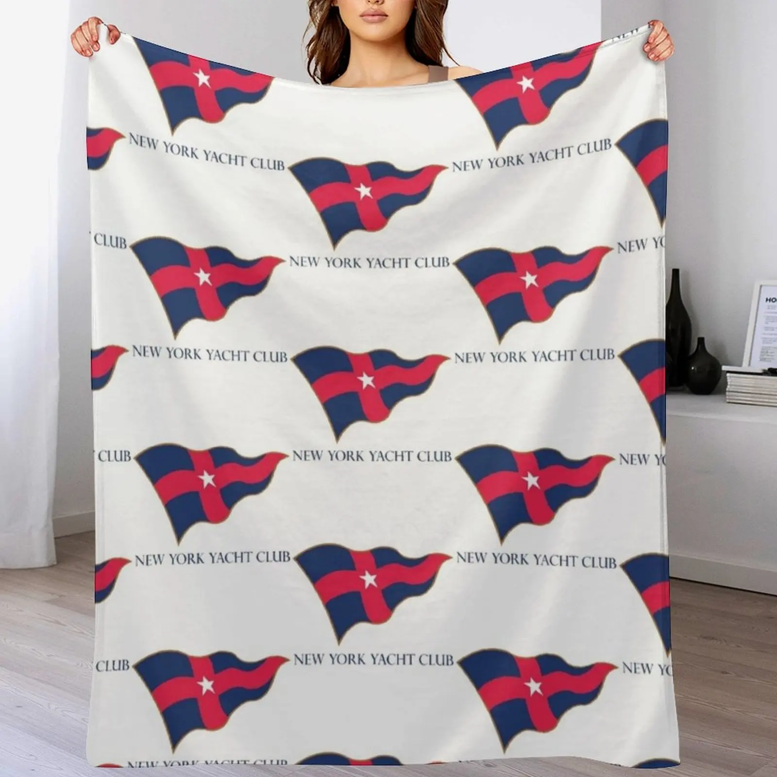 New York Yacht Club (8) Throw Blanket for babies Vintage sofa bed Hairys Blankets