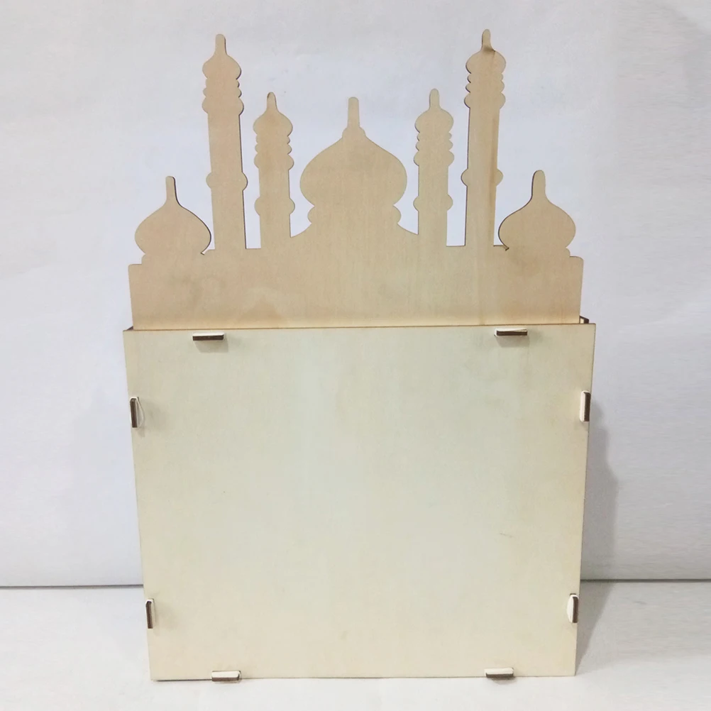 

Islamic Eid Wooden Drawer Mubarak Countdown Calendar Ornament Home Decoration Eid Craft Hanging Plaque Wood Decorative Gift