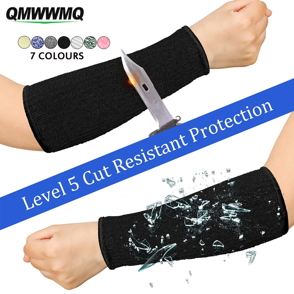 1Pair Arm Protections for Thin Skin and Bruising Cut & Burn Heat Resistant Arm Sleeve Protective Forearm Sleeves for Women Men