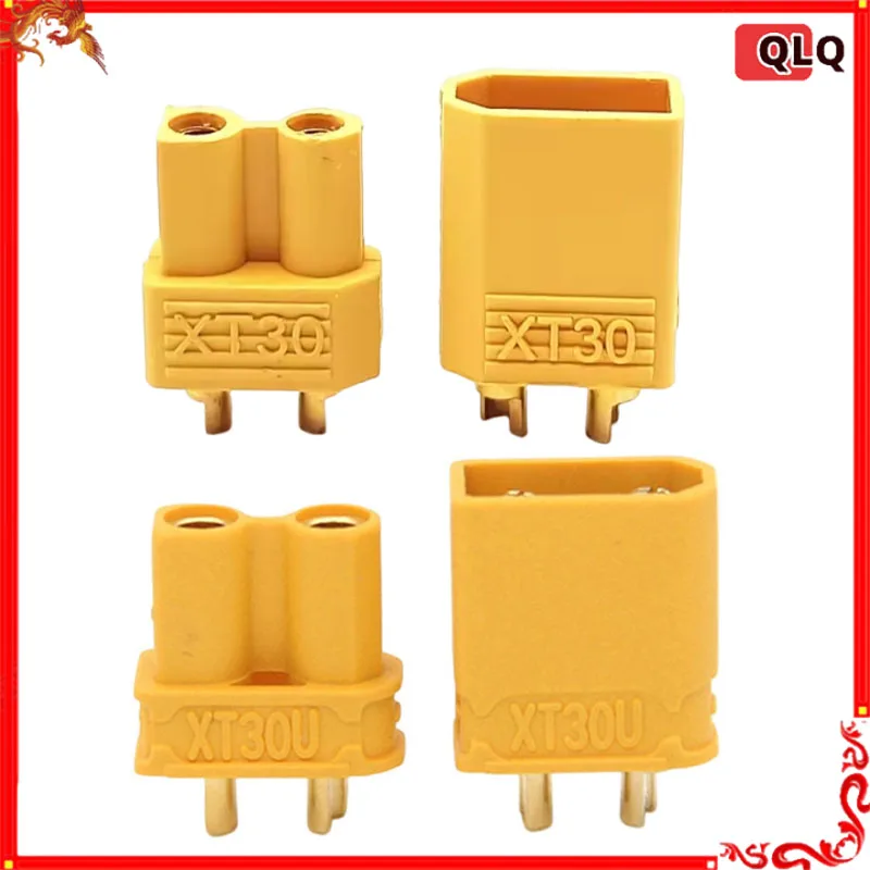 10 sztuk/partii Xt30/Xt30U wtyczka M-F złącza kulowe wtyczki do Rc Lipo bateria Quadcopter multicoptera do części akcesoriów samolotów