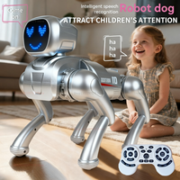 New X1 RC AI Smart RC Robot Dog Toy Voice Command Singing and Dancing Interactive Remote Control Toy Programmable Puppy Kid Gift
