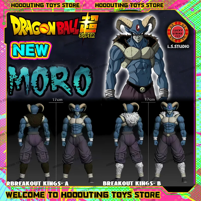 

NEW L.S.STUDIO Dragon Ball Super Moro Action Figure BREAKOUT KING Goku Vegeto Super Saiyan Moro Anime Figure Kid Gift Toys