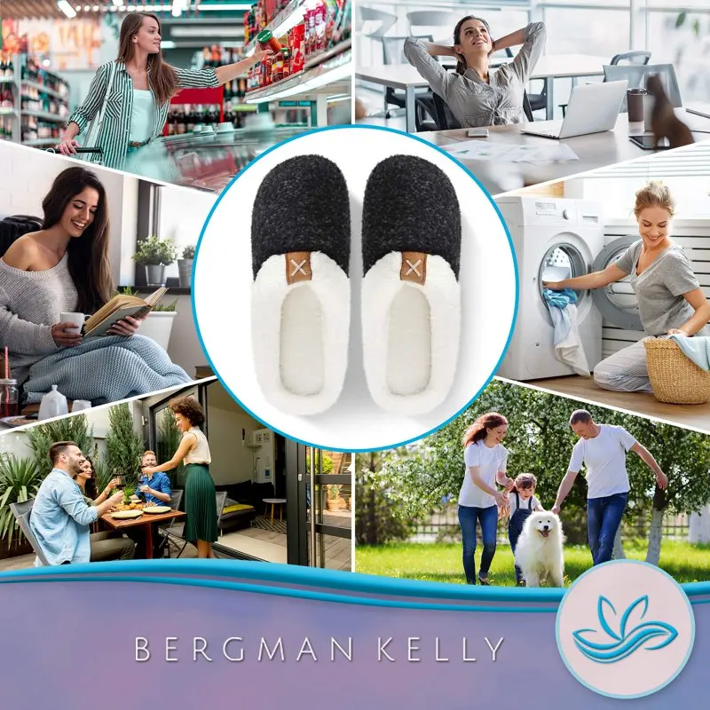 Bergman Kelly Prairie Collection Scuff Slippers - US Company