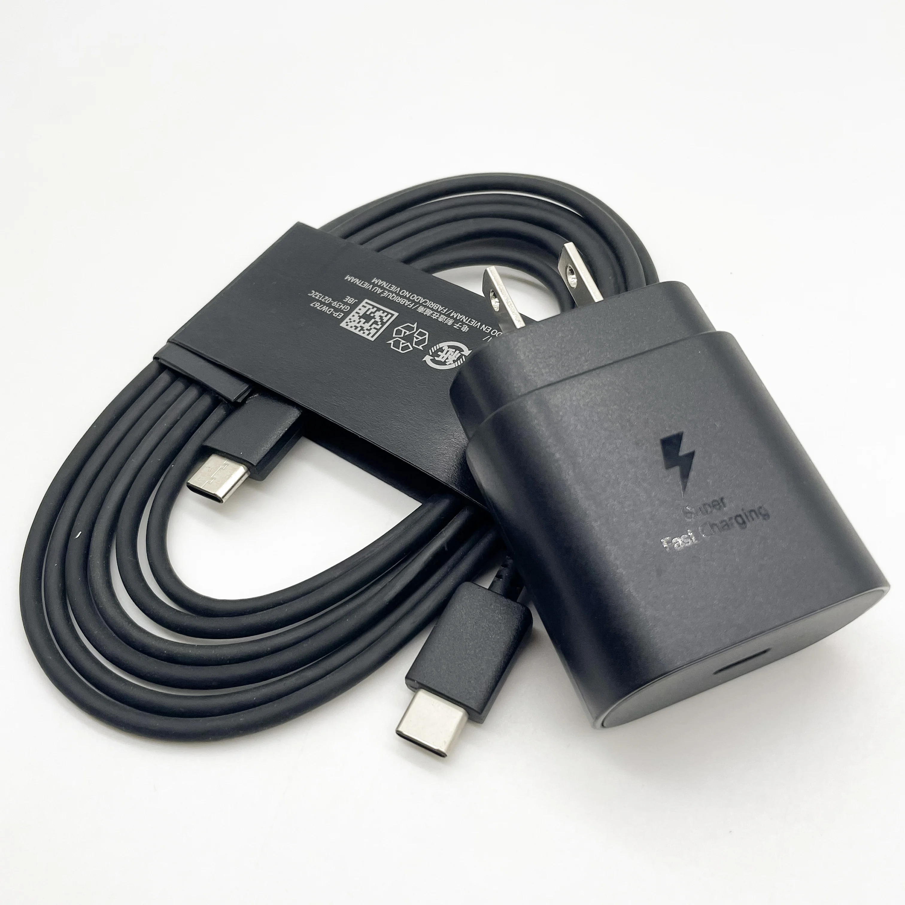 Cargador de Pared de 25W para Teléfono Samsung Galaxy A80 A90, Adaptador de Corriente Súper Rápido para Z Fold Flip 7 6 5 4 A15 A36 A53 A33 A56 A55 A73