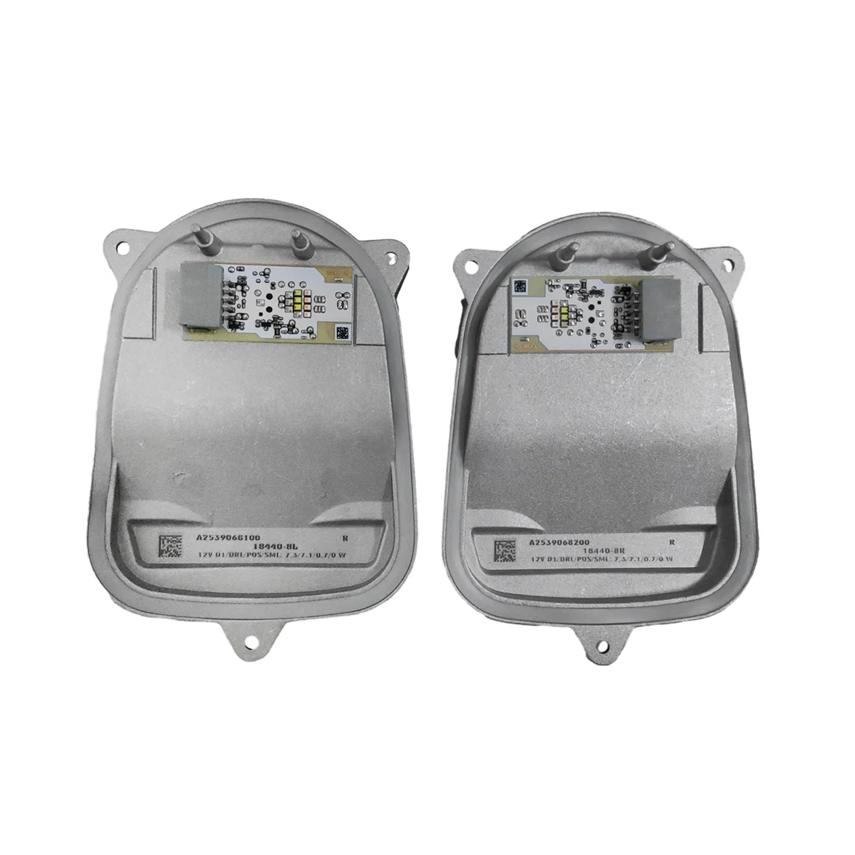 1Pair Headlight LED Control Module A2539068100 A2539068200 for Mercedes-Benz GLC X253 2016-2020 DRL Daytime Lamp