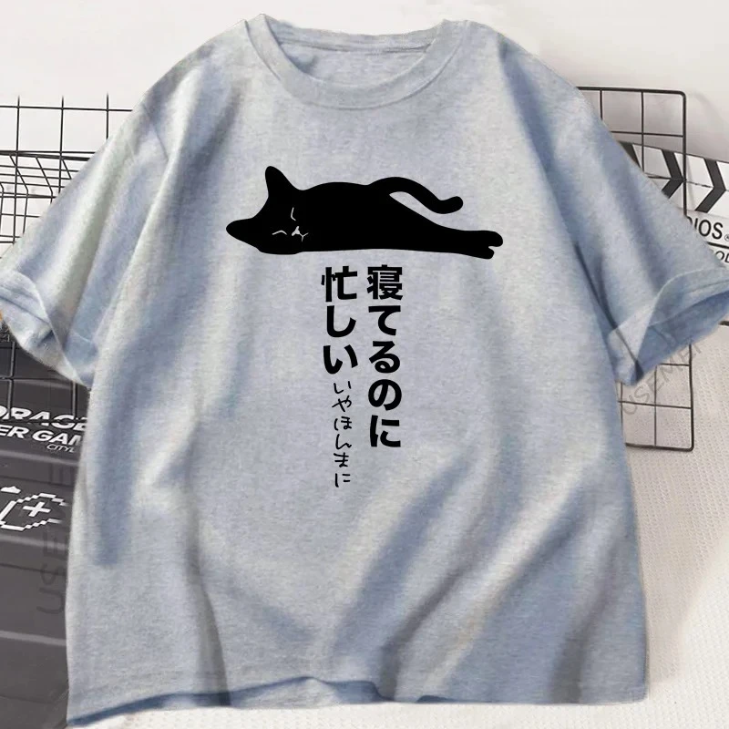 Nueva camiseta para mujer camiseta de manga corta holgada informal estampada de talla grande suave cómoda y transpirable