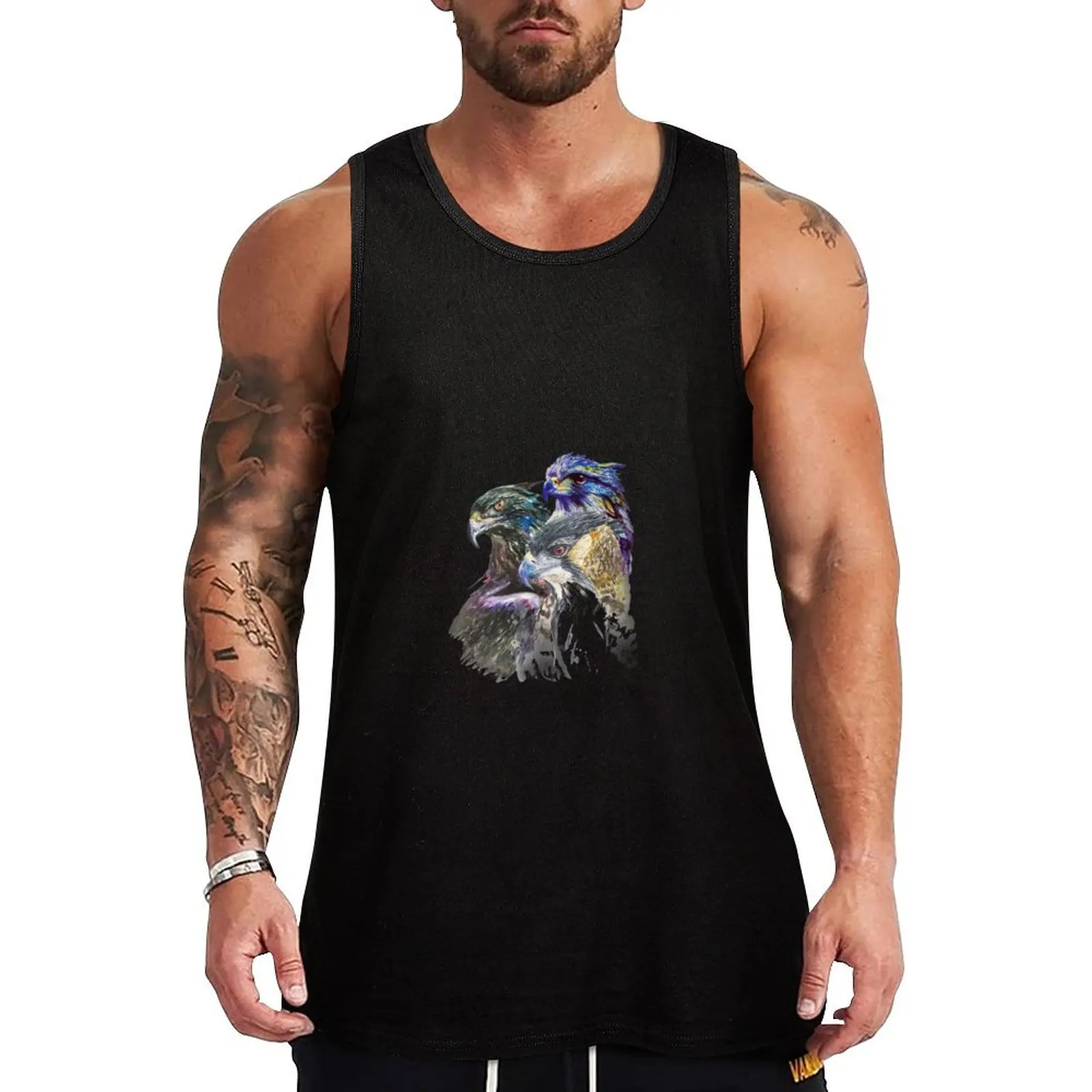 hawk, eagle, falcon Tank Top Work Gear Tank Top Utility Durable Sleeveless