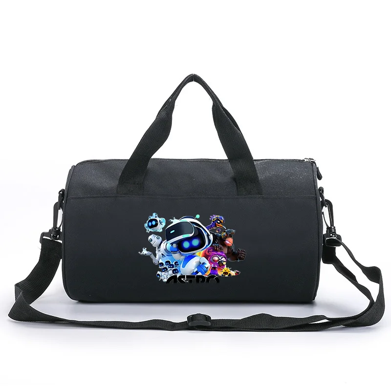 Astro Bot Travel Gym Bag Short-distance Luggage Portable Fitness Bags Shoulder Crossbody Duffle Carry on Weekender Handbags Gift