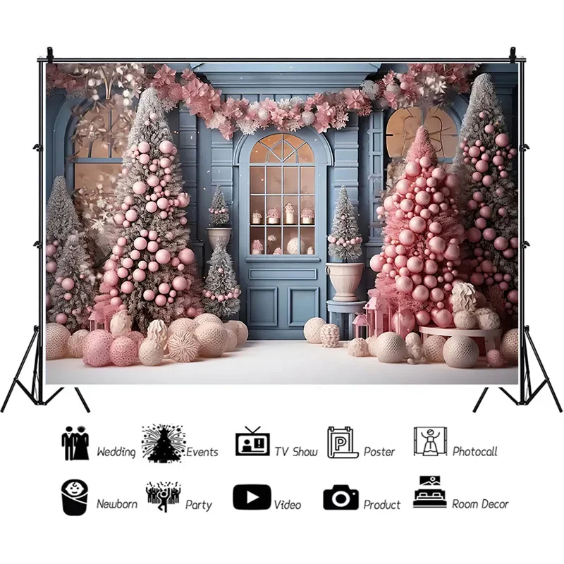 SHUOZHIKE-زينة عيد الميلاد ، خلفيات تصوير صورة عائلية ، خلفية استوديو طائر ندفة الثلج ، دعامة حلوى ،!!