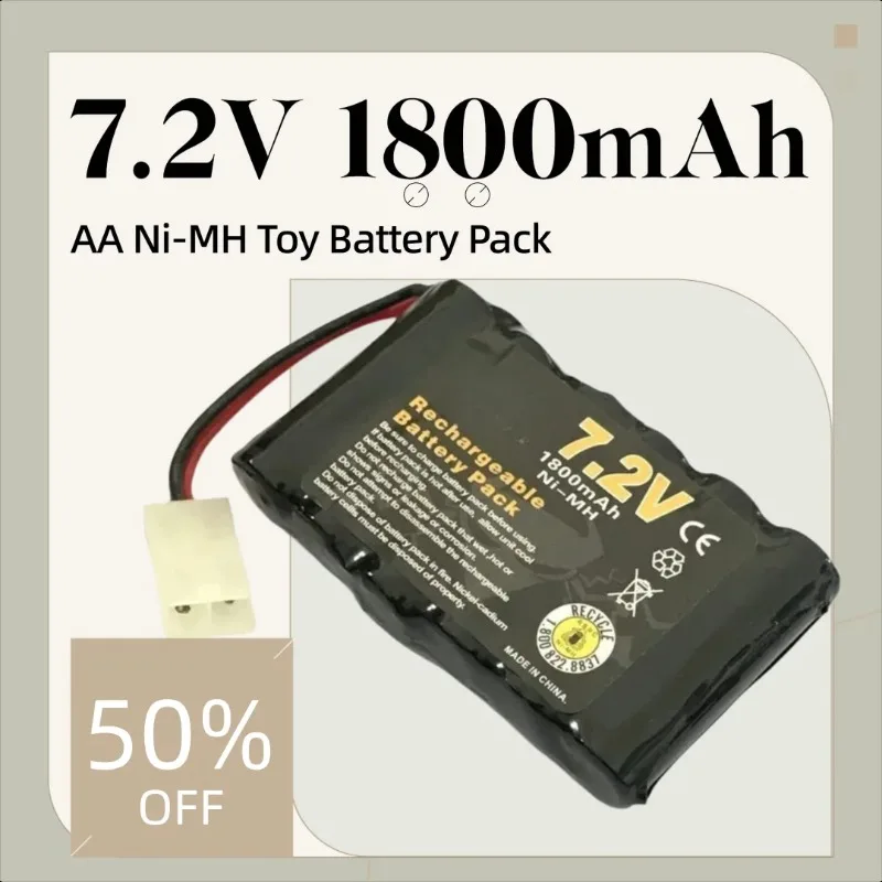 

AA Ni-MH Toy Battery Pack 7.2V 1800mAh High Capacity