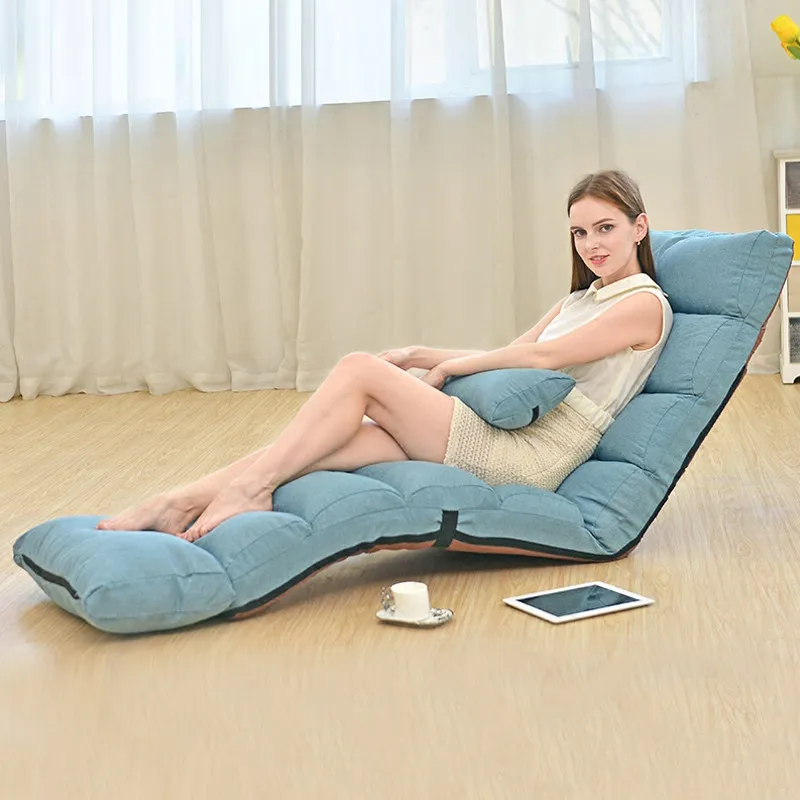 Convertible Nap Daybed Couch, Folding Recliner Chair for Small Spaces, Removable Cover Floor Sofa & Minimalist Lounger