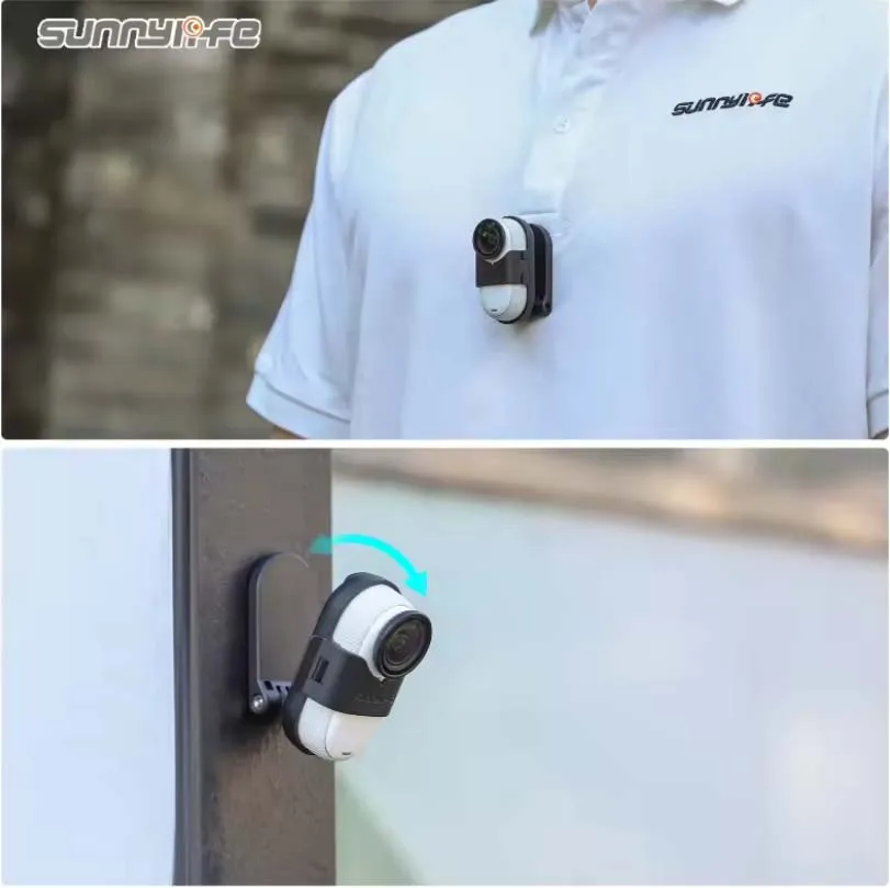 Sunnylife IST-ZJ780 Insta360 GO 3S용 마그네틱 가슴/목 스탠드 – 1인칭 촬영 카메라 액세서리 휴대용 마운트