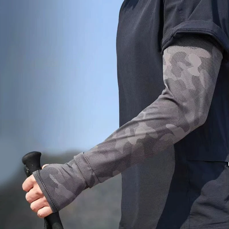 New Unisex Cycling Arm Sleeves Sun UV Protection Ice Cool Anti-UV Sunscreen Running Cycling Summer Outdoor Sleeves