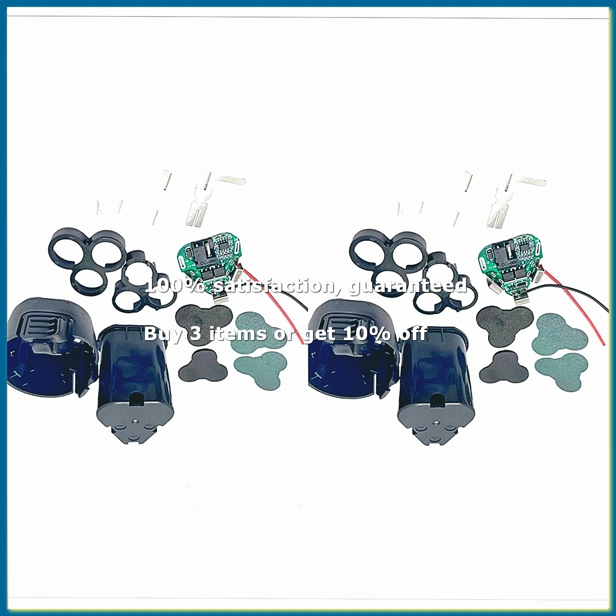2set 12V DC Electric Tool Hand Drill Power Li-Ion Battery Protection Board 18650 Lithium Box Circuit Pack Shell-A62I