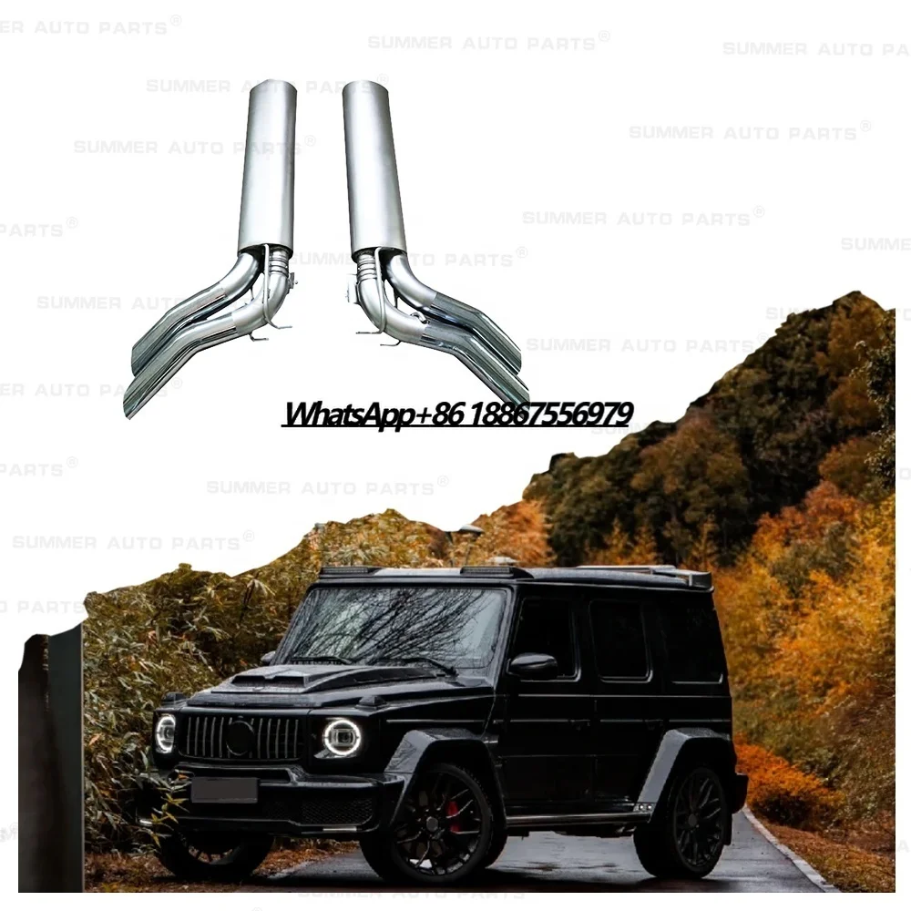 

Summer Auto Parts Car Exterior Body Kit Stainless Steel Performance Exhaust System Exhaust Pipe for G Class W463A