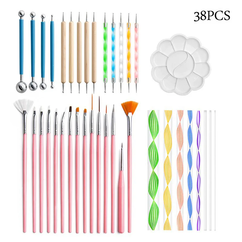 

38pcs Mandala Dotting Tools Painting Kit for Nail Stone Mandala Arts Drawing Home Decor Activity | Mothers Day Gift