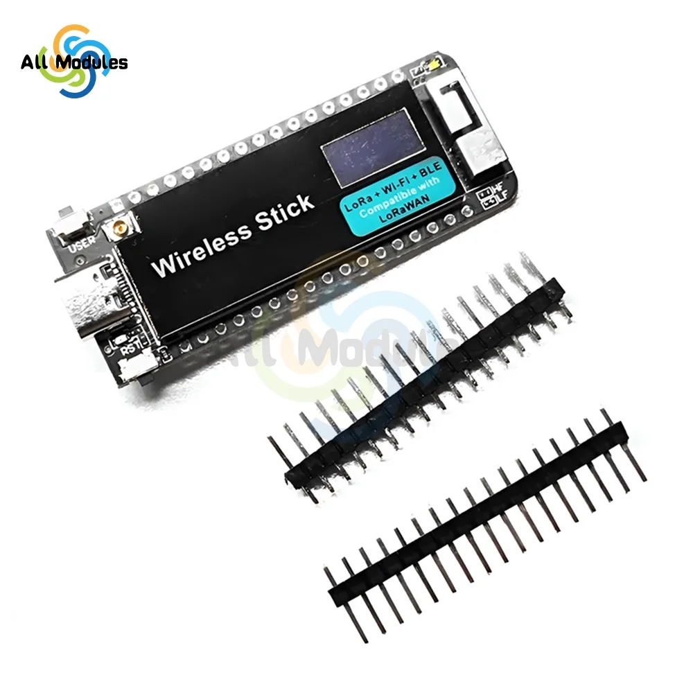 Imagem -04 - Placa de Desenvolvimento sem Fio v 433510mhz 863-928mhz Lora Wifi Bluetooth Tela Oled de 049 Tipo-c