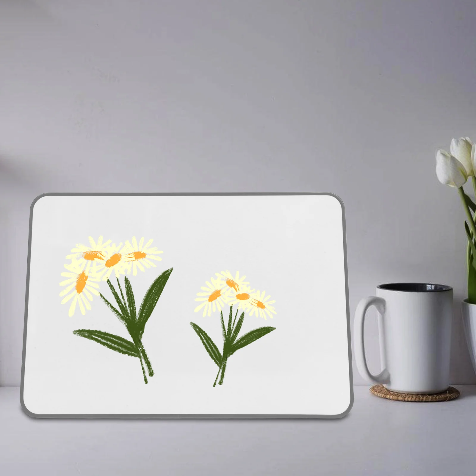 

Magnetic Whiteboard 30x45x1cm Double Sided Dry Erase Board Office Study Smooth Reusable Memo Desk Lightweight Portable