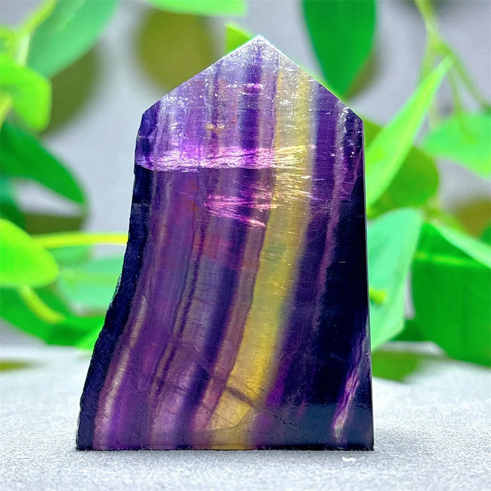 Fluorite With Druzy Tower Crystal Natural Quartz Stone Home Decoration Minerals Reiki Love Craft Gifts Energy Healing Spiritual