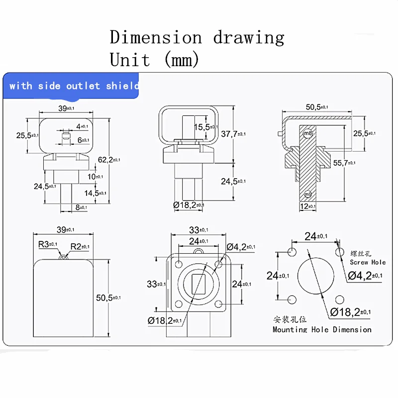 1Pc 150a High Power Terminal Batterij Module Connector Alle Koperen Terminal Met Beschermkap Energie Opslag Terminal