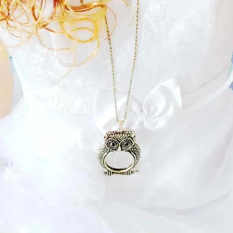 1PC HD 3x Gift Owl Necklace Magnifier Decoration Pendant Decorative Magnifying Glasses Loupe Helping Hand Soldering Solder Clamp