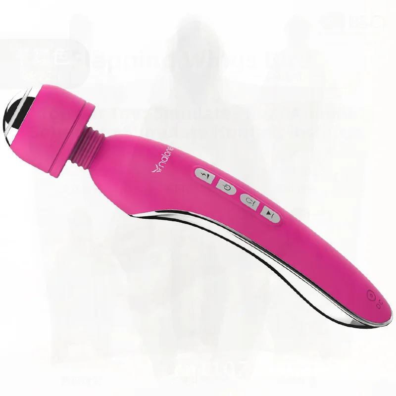 نولان يوي مي G-بقعة نبض AV هزاز الوردي سيليكون عصا تدليك للنساء البالغات لعبة الاستمناء مع زر التحكم