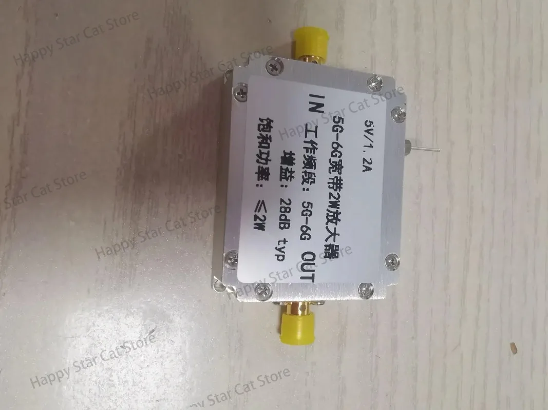5G RF Amplifier 2W Max Power Frequency 5G-6G Gain 30dB WIFI Amplifier Drone